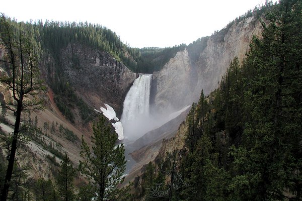 The Lower Falls of the Yellowstone River
