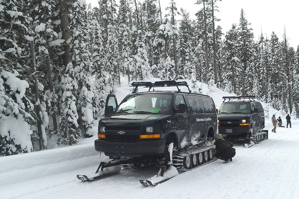 Our snowcoach named Yancey