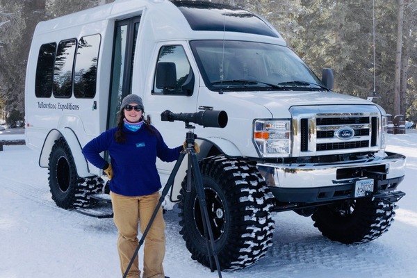 Our snowcoach named Eugene